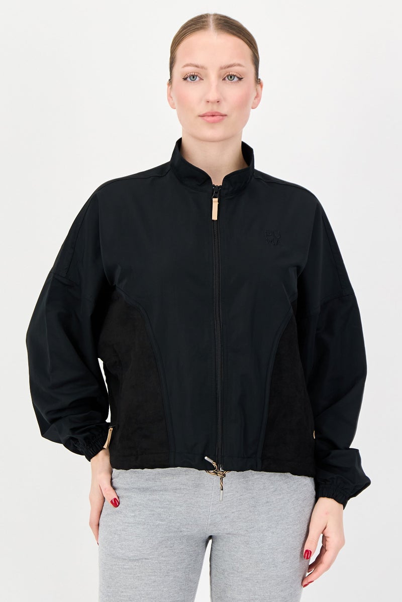 PUMA Women Relaxed Fit Outdoor Jacket, Black - Image 1